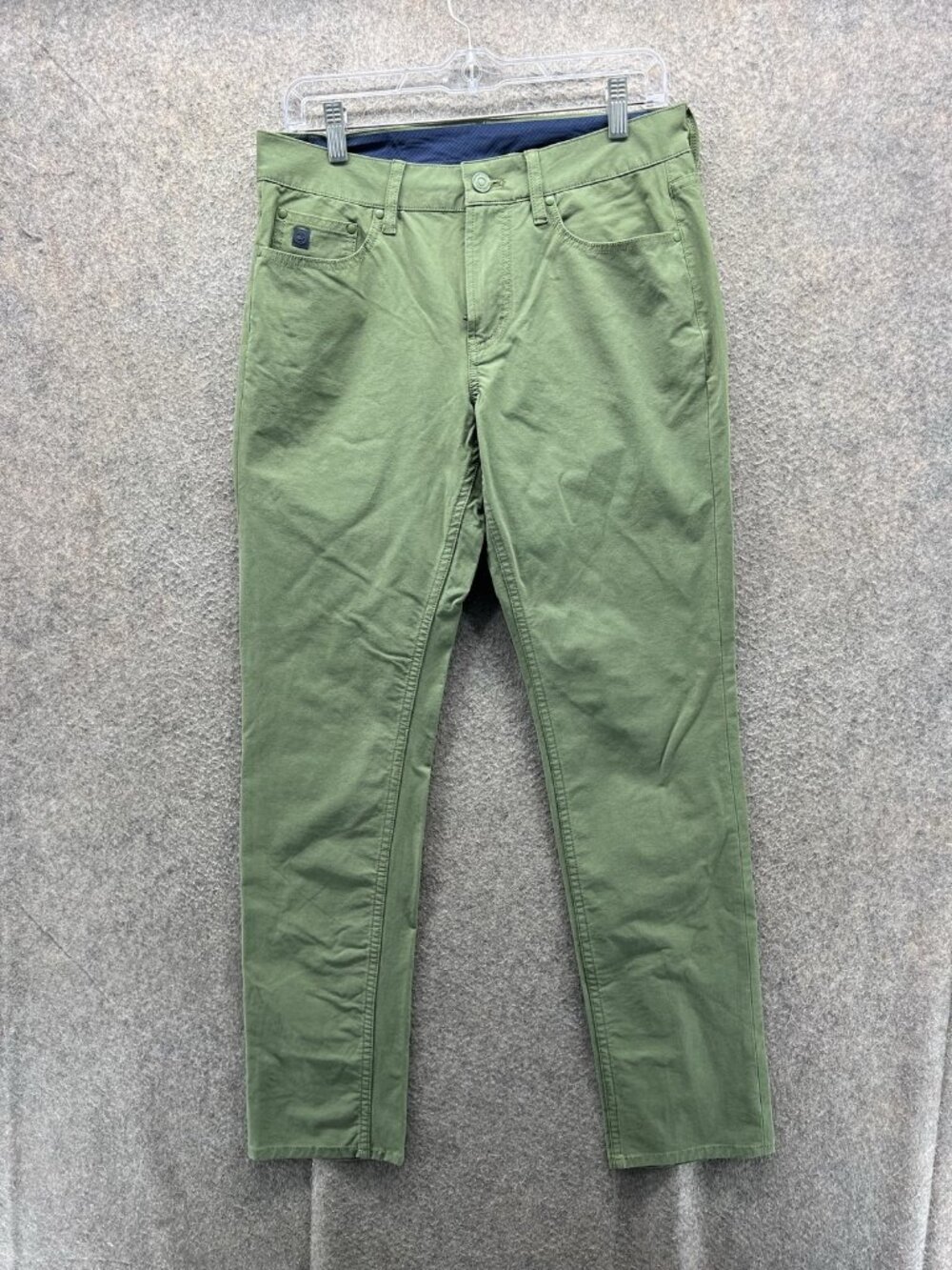 Vineyard Vines Pants Men 30x32 Green Chino On-The-Go Slim Stretch Casual